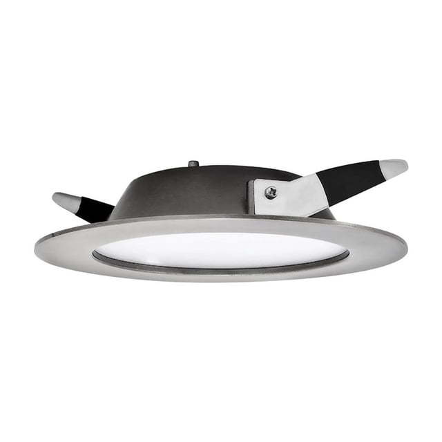 Luminario LED Empotrable Pro Boomer 12W Plata Satin 3000K