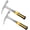 2 Pack Pointed Tip, variant on 32 oz Rock Pick Hammer, Brick Hammer, 11.8 inch All Steel Geologist Hammers, Bricklayer's/Mason's Hammers with Non-Slip Shock Absorbing Grip for Mining, Geological Prospecting