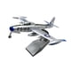 thumbnail image 3 of Modelo de caza F-84 a escala 1/72, avión de juguete de aleación fundido a presión con soporte, ideal para decoración del hogar, para niños y niñas., 3 of 9