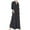 ZD-Blue, variant on Meichang Shirt Dresses for Women Trendy Color Block Lapel Button Up Dresses Long Sleeve Loose Fit Knee Length Dresses Casual Work Dresses Midi Dresses with Pockets Black L