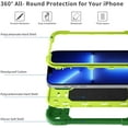 thumbnail image 3 of Compatible with iPhone 13 Pro Max Case 6.7 Inch with Ring Stand, Heavy-Duty Military Grade Shockproof Phone Cover with Magnetic Car Mount for iPhone 13 Pro Max. (Avocado), 3 of 12
