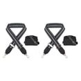 thumbnail image 3 of Wisewang Nylon Wear-resistant Shoulder Straps Fine Stitching And No Loose Thread Shoulder Bag Adjustable Black 2Set, 3 of 6