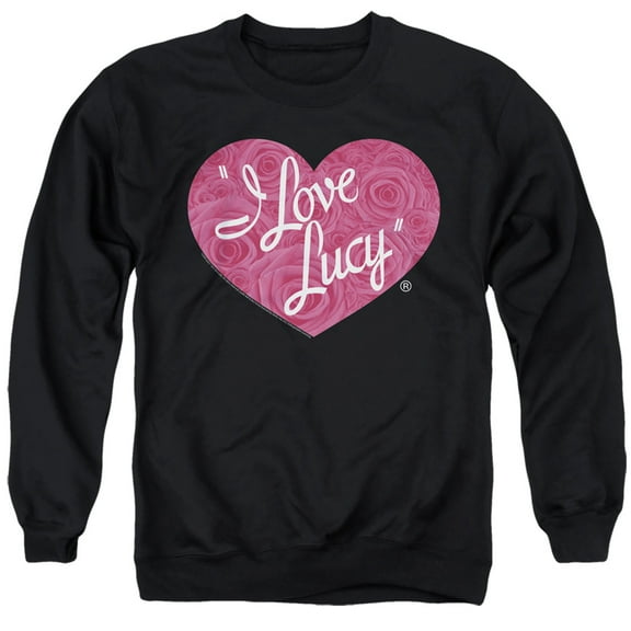 I Love Lucy - Floral Logo - Crewneck Sweatshirt - Large