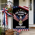 thumbnail image 3 of 250 Anniversary USA Flag, 3 Ply Durable Double Sided 250th USA Garden Flag- Fade Resistant Outdoor Decor for Garden & Porch, 12 x18 In Outdoor Banner Decorations, 3 of 6