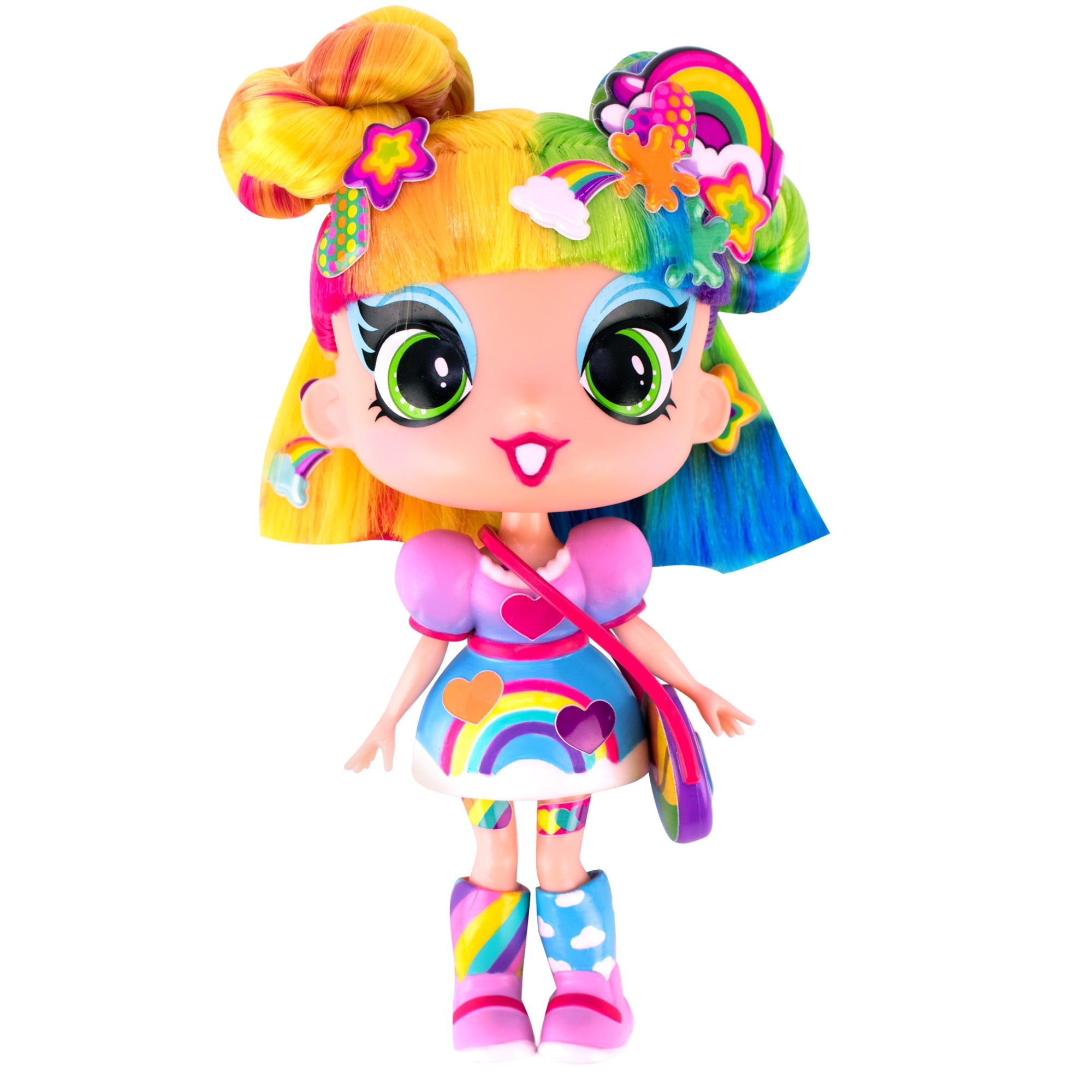 Decora Girlz 5" Tall Collectible Dolls, Shine, over 44-Suprises Inside, Children Ages 4 and up