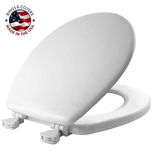 Bathroom Toilet Seat with Easy Clean & Change Hinges Assorted Colors Sizes USA 