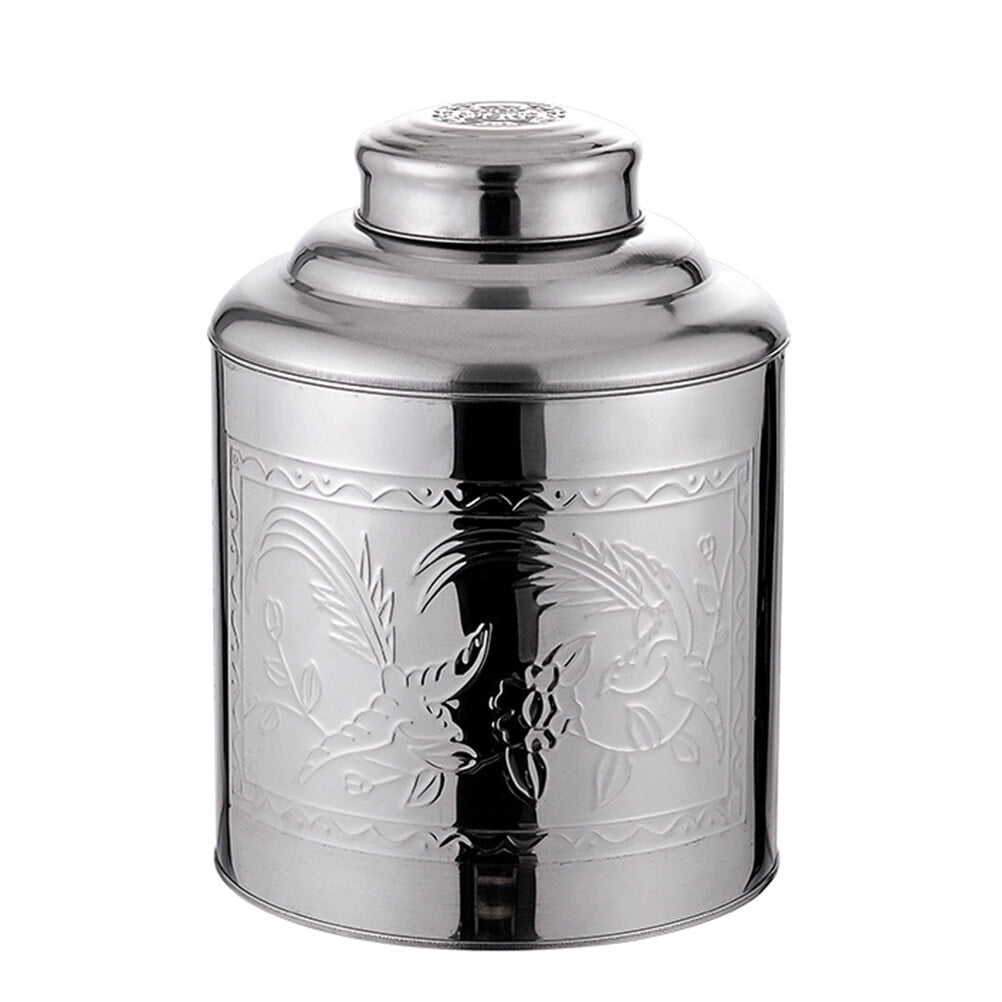 Stainless Steel Tea Canister Portable Tea Canister Airtight Tea Canister Loose Leaf Tea Box