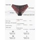 thumbnail image 5 of Plus Size Floral Lace Panties for Women Retro Seamless Briefs Underwear Black L, 5 of 5