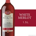 thumbnail image 2 of Beringer Main & Vine White Merlot California Rose Wine, 1.5 L Bottle, 11.4% ABV, 2 of 6