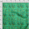 thumbnail image 2 of oneOone Cotton Cambric Sea Green Fabric Batik Craft Projects Decor Fabric Printed By The Yard 56 Inch Wide, 2 of 4