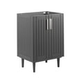 thumbnail image 2 of Modway Augusta Modern Bathroom Vanity, MDF Wood Gray, 24" W, 44 lb, 2 of 9