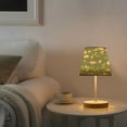 thumbnail image 4 of Table Lamp Medium 7.9x11.8 Inches Table Lamps Night Light Tools & Home Improvement Bedroom Lamp Guest Room Lamp Study Lamp Office Lamp Green Background Flower, 4 of 7