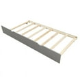 thumbnail image 6 of Platform Bed with Twin Size Trundle, Twin Size Frame, Gray, 6 of 10