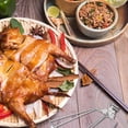 thumbnail image 4 of 2 PCS BBQ Tongs BBQ Tools Barbecue Accessories Outdoor Bbq Accessories Chicken Grilling Basket BBQ Clip, 4 of 5