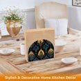thumbnail image 6 of Yayeee Napkin Holder for Table Kitchen Paper Tissue Organization, Navy Blue Art Pattern, 6 of 8