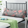 thumbnail image 2 of Spring Summer Body Pillow Cover 20x54 - Aesthetic Watercolor Long Pillow Case with Zipper - Soft Breathable Maternity Pillowcase - Full Body Pillow Protector - Aesthetic Bed Pillow Cover, 2 of 7