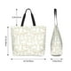 thumbnail image 5 of Disketp White Rabbit Bolsa Tote Estampada para Mujer, Bolso de Hombro y de Mano para Compras y Viajes, 5 of 8