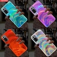 thumbnail image 2 of Funda suave de arcoíris con línea láser para Xiaomi Redmi 9T Note 10 Pro 10S 9S 9 8 Pro 9A 9AT 9C Poco M3 X3 NFC Pro Glitter TPU contraportada Fivean unisex, 2 of 2