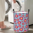 thumbnail image 4 of Goofa Daisies Flowers Printed Circular Hamper,Laundry Basket with Handles,Storage Baskets Foldable,Large Capacity Laundry Hamper-Small, 4 of 8