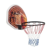 Demifill Wall Mounted Fan Backboard with Basketball Hoop and 2 Nets