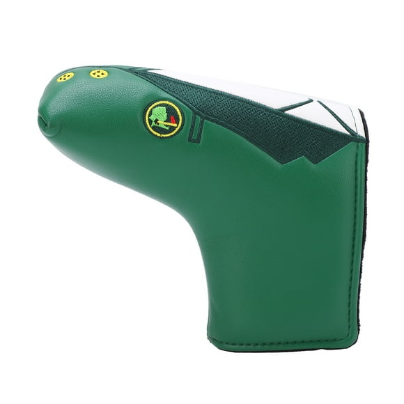 Club Head Cover, PU Leather Portable L Shaped Putter Cover For Birthday Gift For Holiday Present