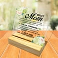thumbnail image 4 of Mom Gifts from Son, Mom Gifts for Birthday Mother's Day Christmas Holiday from Son, Mother Gifts, Thank You Gifts for Mom, I Will Always Be Your Little Boy, Desk Acrylic Decor, 4 of 4