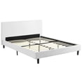 thumbnail image 5 of Modway Anya Queen Modern Style Polyester Fabric Bed in White Finish, 5 of 5