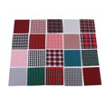 thumbnail image 2 of Plaid Fabric, Rich Colors Wide Application Fabric Squares Classic Pattern  For Aprons For Bag For Gloves, 2 of 8