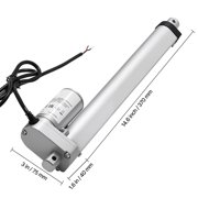 KFFKFF 12V Linear Actuator, 9.84-Inch Stroke, 0.6/s Speed, 225lbs/1000N Load Capacity, IP54 Rated with Mounting Bracket for Adjustable Desks, Recliners, and Automated Windows or Doors