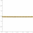 thumbnail image 5 of 14K Yellow Gold chain Rope Flat 18 in 2.75 mm 2.75mm Regular, 5 of 5