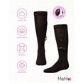 thumbnail image 6 of MeMoi  Weaved Velvet Bow Knee High Socks - Girls - Female, 4, Black, 6 of 7
