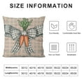 thumbnail image 5 of Nawypu  Happy Easter Pillow Covers, Rabbit Bunny Hello Peeps Eggs Carrots Farmhouse Decorative Throw Pillowcases for Home Sofa Couch Decoration, 5 of 5