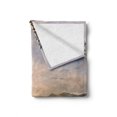 thumbnail image 2 of Lake Soft Flannel Fleece Throw Blanket, Tahoe at Sunset Clear Sky and Single Pine Tree Rest Peaceful Weekend Photo Print, Cozy Plush for Indoor and Outdoor Use, 60" x 80", Blue Grey, by Ambesonne, 2 of 6