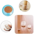 thumbnail image 2 of Paquete de 16 protectores redondos para patas de silla, PVC de 12 a 16 mm con almohadillas antideslizantes para muebles, 2 of 5