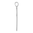 thumbnail image 2 of 14k White Gold Solid Cross Pendant, 2 of 2