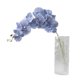 thumbnail image 1 of Flores de imitación de Phalaenopsis azul púrpura, arreglos florales decorativos for sala de estar., 1 of 6