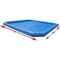 thumbnail image 2 of EQCOTWEA Family Inflatable Swimming Pool Lounge Pool with One 110V Blower for Water Walking Ball Outdoor Garden Backyard 23x23x1.8ft, 2 of 4