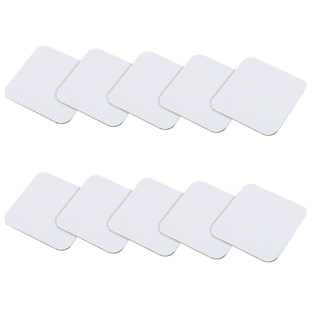 GOOHOCHY 10 Uds. Imanes de refrigerador sublimación imán en blanco imán de nevera Simple para el hogar