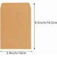 thumbnail image 2 of Kraft Paper Envelopes Money Envelopes for Cash Coin Envelopes Small Brown Kraft Envelopes Seed Envelopes Mini Mailing Envelopes for Homes and Office(100 Pieces, 4.0 * 6.5 Inch), 2 of 5
