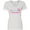 AA-White, variant on Inktastic Little Miss Sassy Pants, Hearts - Pink Blue Women's V-Neck T-Shirt