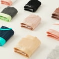 thumbnail image 5 of INNERSY Hipster Panties for Women Soft Cotton Sport Underwear Wide Waistband 6-Pack (Large, Basics), 5 of 6