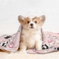 thumbnail image 4 of Naloa Cute Cartoon Panda Dog Blanket, 3 Sizes Cat Blanket for Indoor Cats Large Medium Small Dog Gifts-Large, 4 of 8