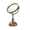Allied Brass DM-2/3X-BBR 8 Inch Vanity Top Make-Up Mirror 3X Magnification, Brushed Bronze