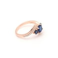 thumbnail image 3 of Brielle Birthstone Ring for Women Rose Gold Plated Sterling Silver CZ Ginger Lyne, 3 of 5