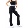 thumbnail image 1 of Pantalon deportivo tipo flare /Juvenil, 204 (Negro) negro G, 1 of 4