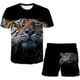 thumbnail image 1 of Conjuntos de ropa de tigre para niños y niñas, camisetas bonitas de verano, pantalones cortos de 1 a 14 años, 2 uds., trajes de ropa para niños, traje informal a la moda, Outfits14T Gao Jinjia LED, 1 of 2