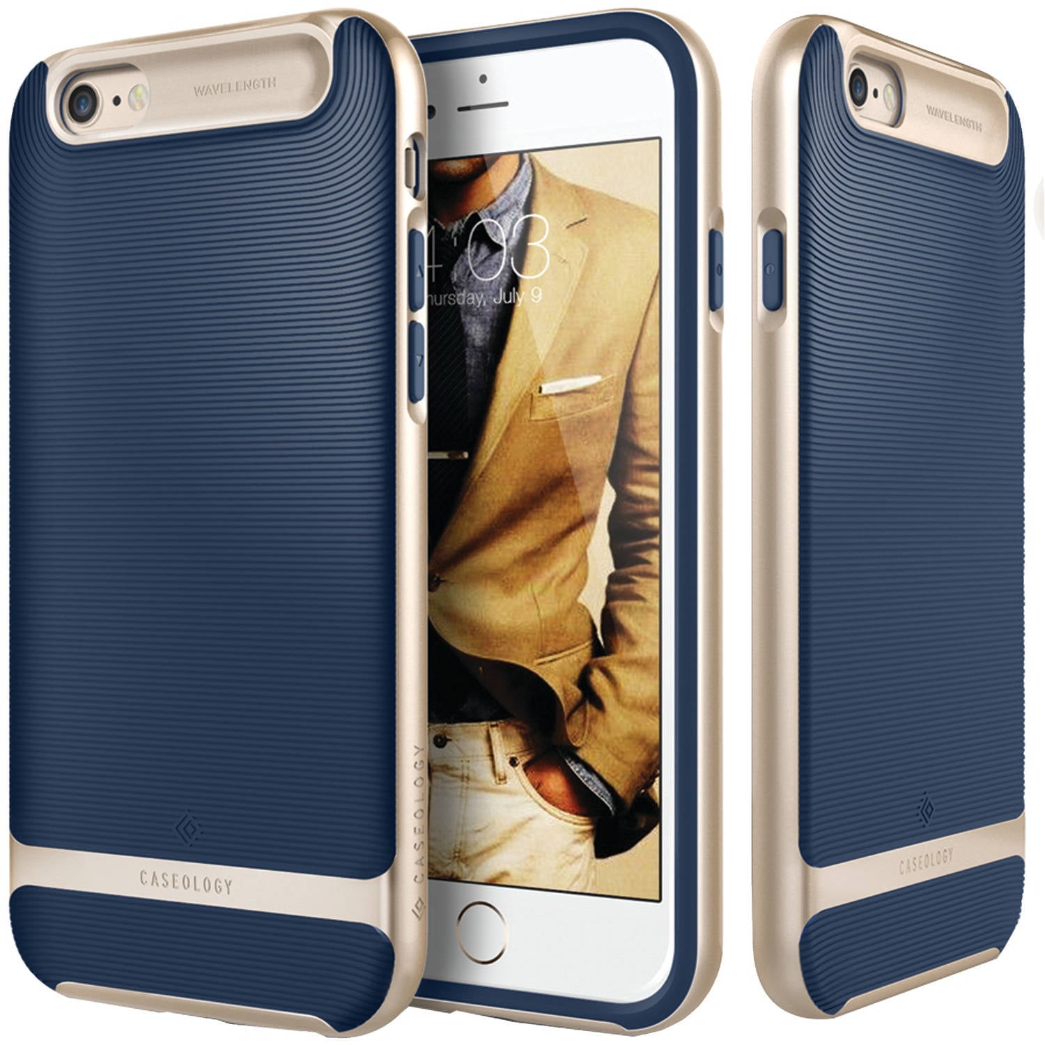 Caseology COIP6SGRLNV Apple iPhone 6/6s Wavelength Series Case