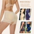 thumbnail image 3 of MISS COCOLI Lace Padded Panties for Women Slimming Butt Lifter Underwear Hip Enhancer Shaper Booty Pads Shapewear, 3 of 6