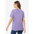 thumbnail image 2 of Woman Within Plus Size Perfect Short-Sleeve Scoopneck Tee, 2 of 6