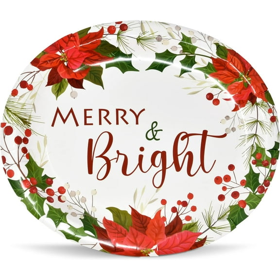 Oval Paper Plate Platter